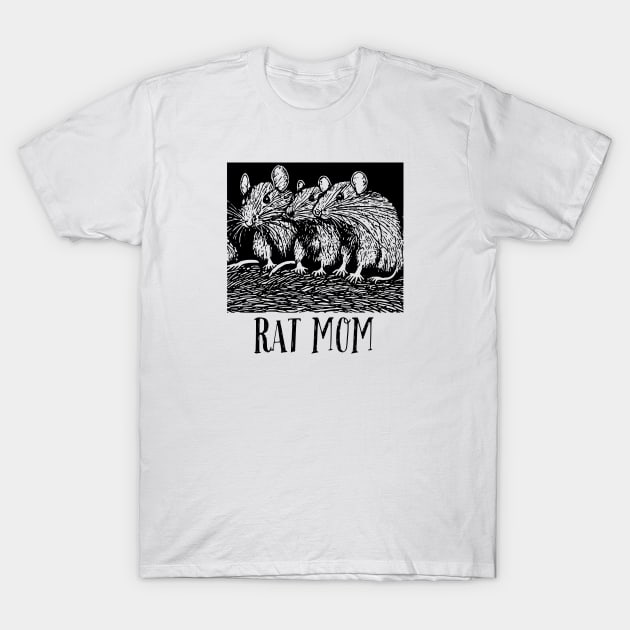 Rat Mom T-Shirt by Nova Echo